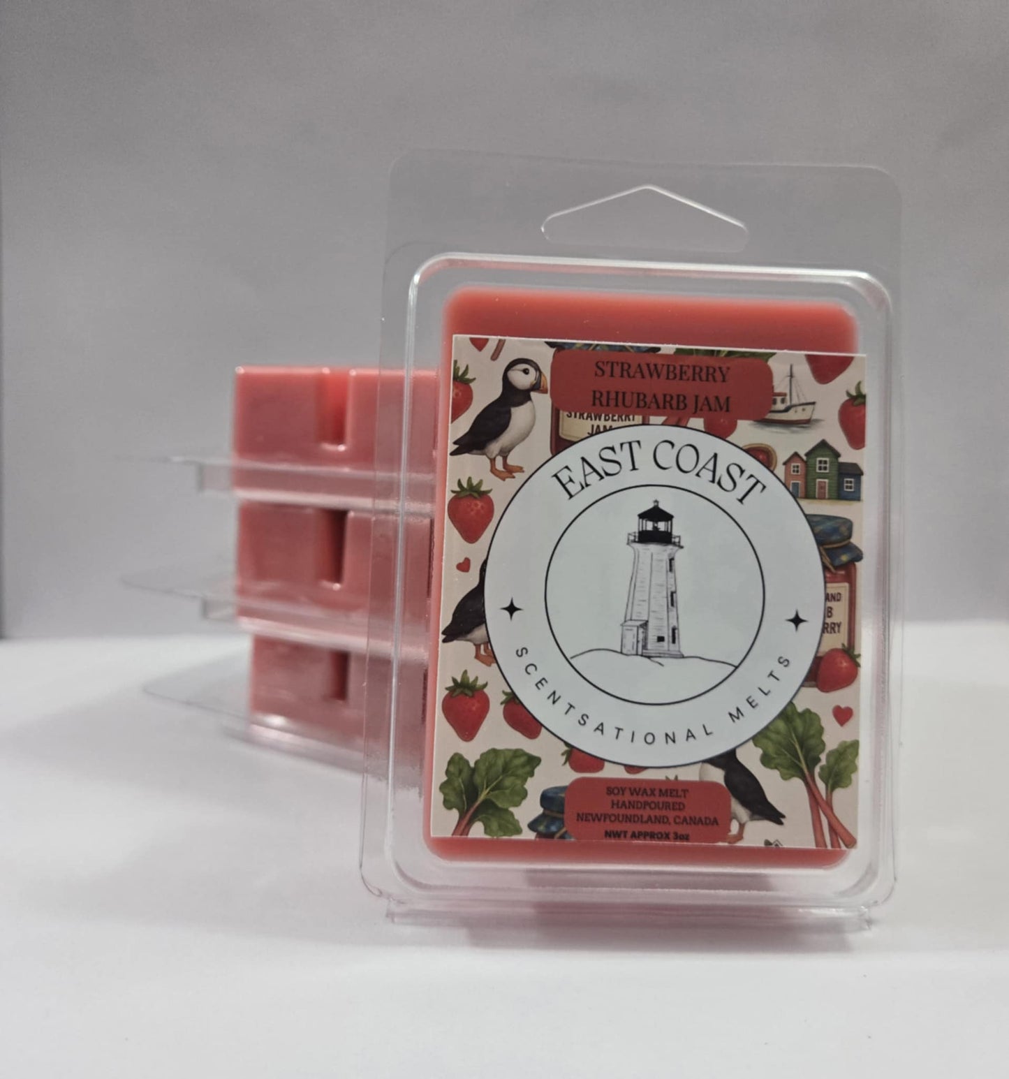 STRAWBERRY RHUBARB JAM (discontinued sept 1st) image 1