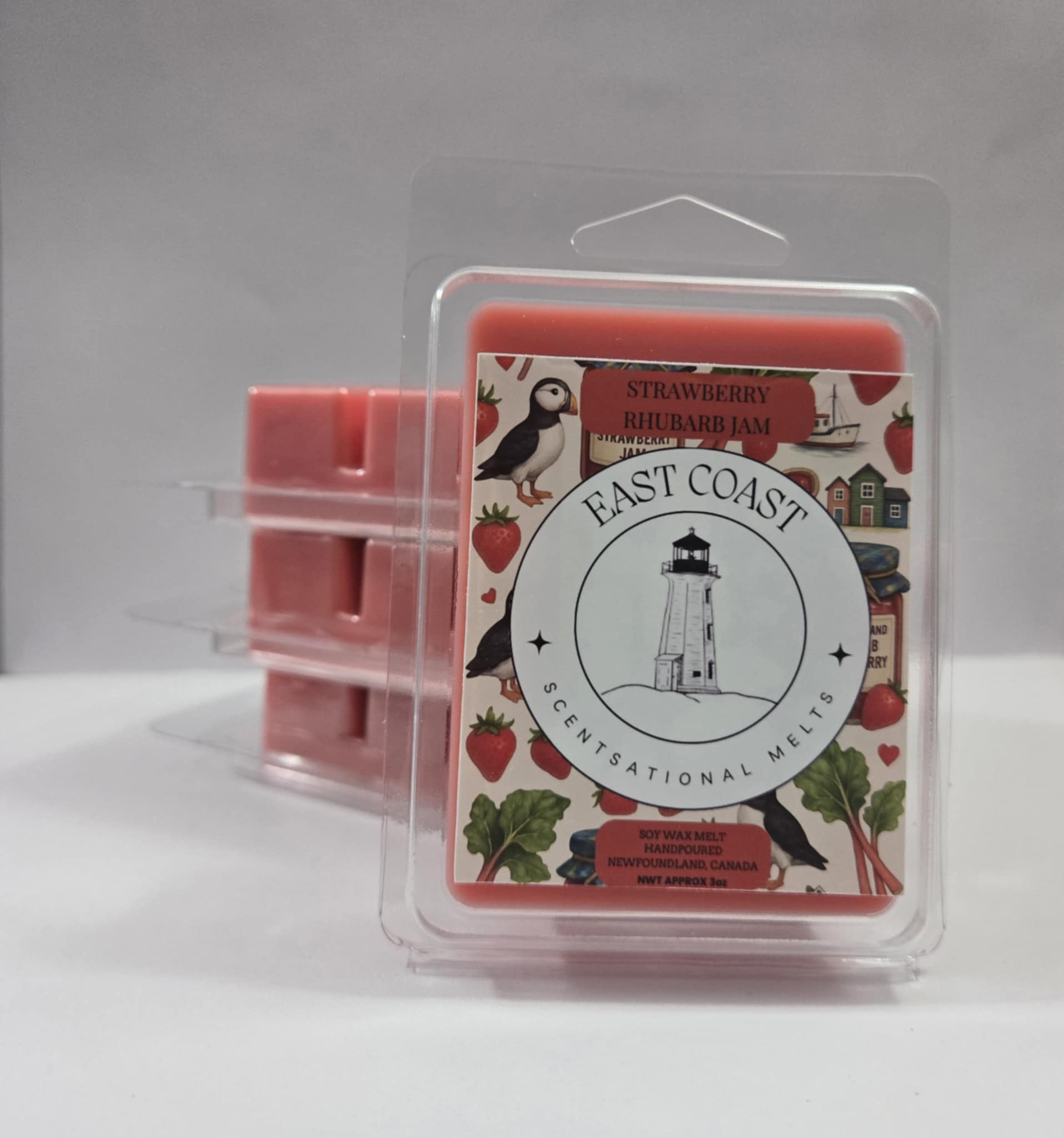 STRAWBERRY RHUBARB JAM (discontinued sept 1st) image 1